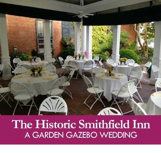 Smithfield Inn - The Historic Garden Gazebo Wedding Venue in Virginia